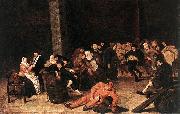 Harmen Hals Peasants at a Wedding Feast Spain oil painting artist